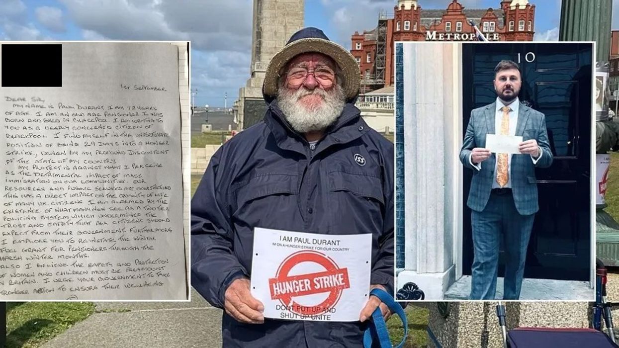 Paul Durant's letter was hand-delivered to No10 by his local MP