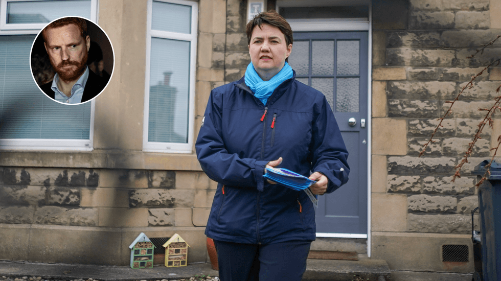 Paul Embery (left), Ruth Davidson (right)