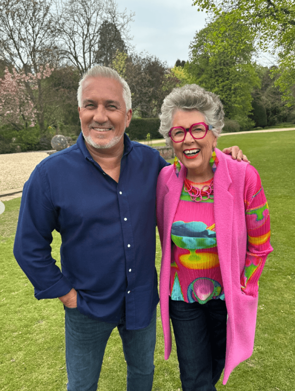 Paul Hollywood and Pruth Leith