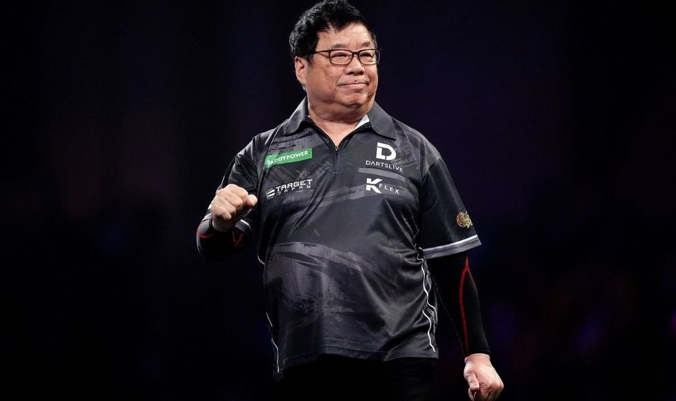 Paul Lim, 71, is 53 years older than Luke Littler - making it the biggest age-gap in a televised darts match