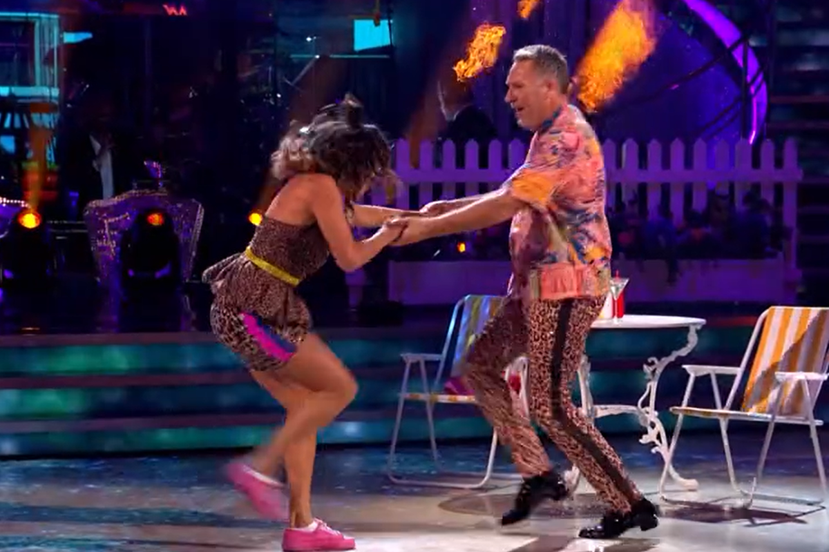 Paul Merson and Karen Hauer