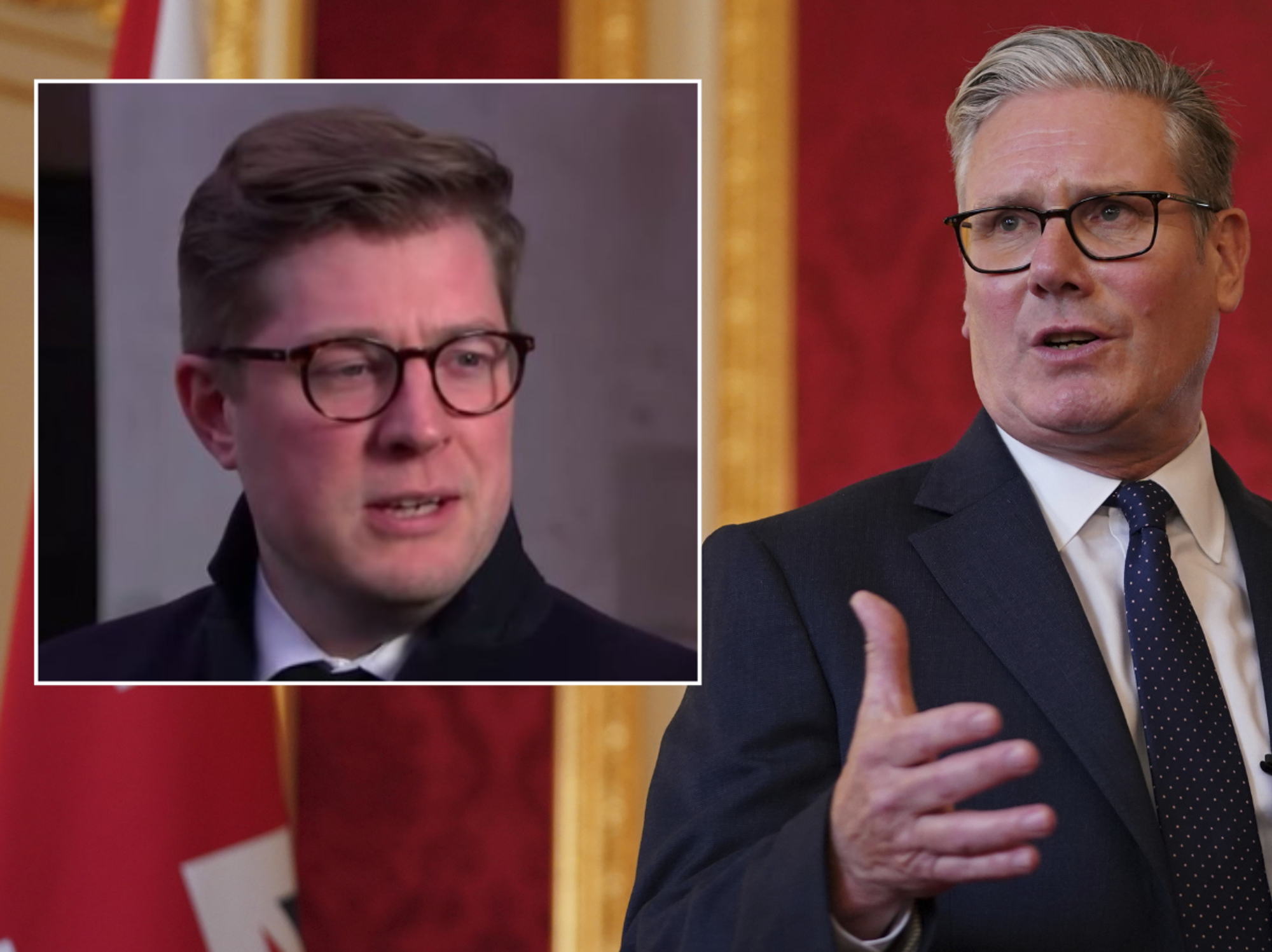 Paul Ovenden and Keir Starmer