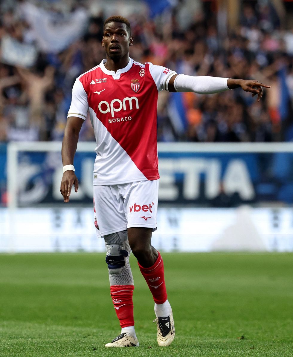 Paul Pogba atualmente joga pelo Monaco, da França.