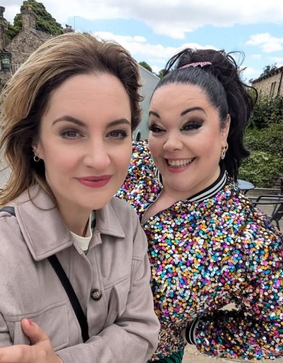 Paula Lane's Emmerdale co-stat Lisa Riley