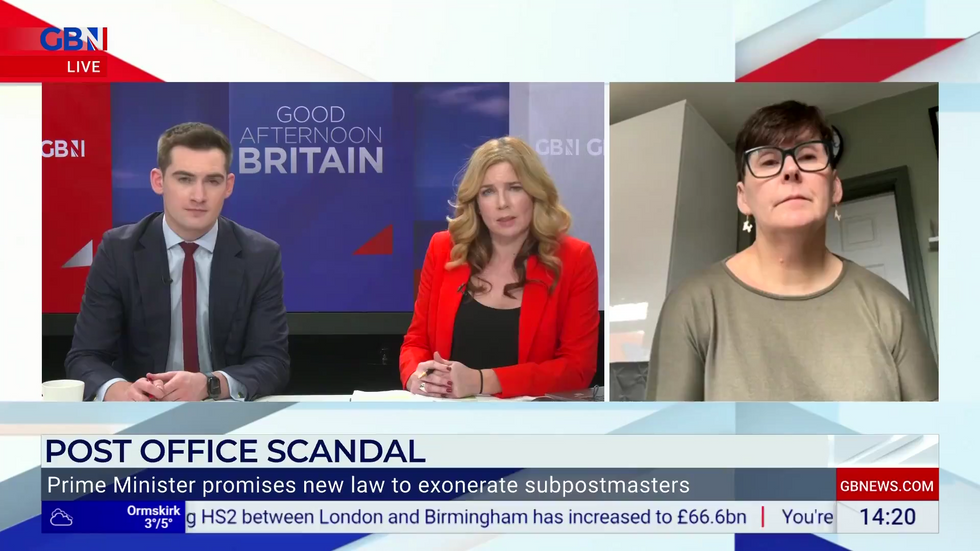 Pauline Stonehouse speaks on GB News