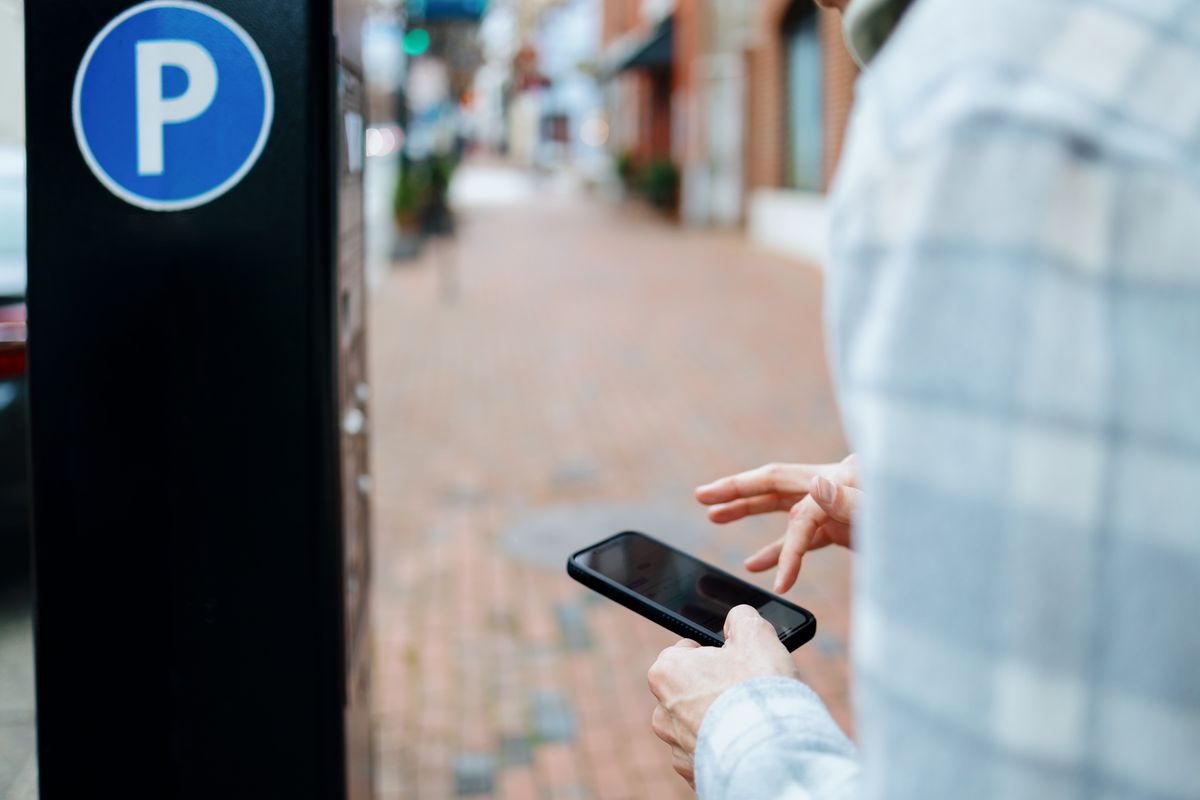 Paying for parking with a mobile phone