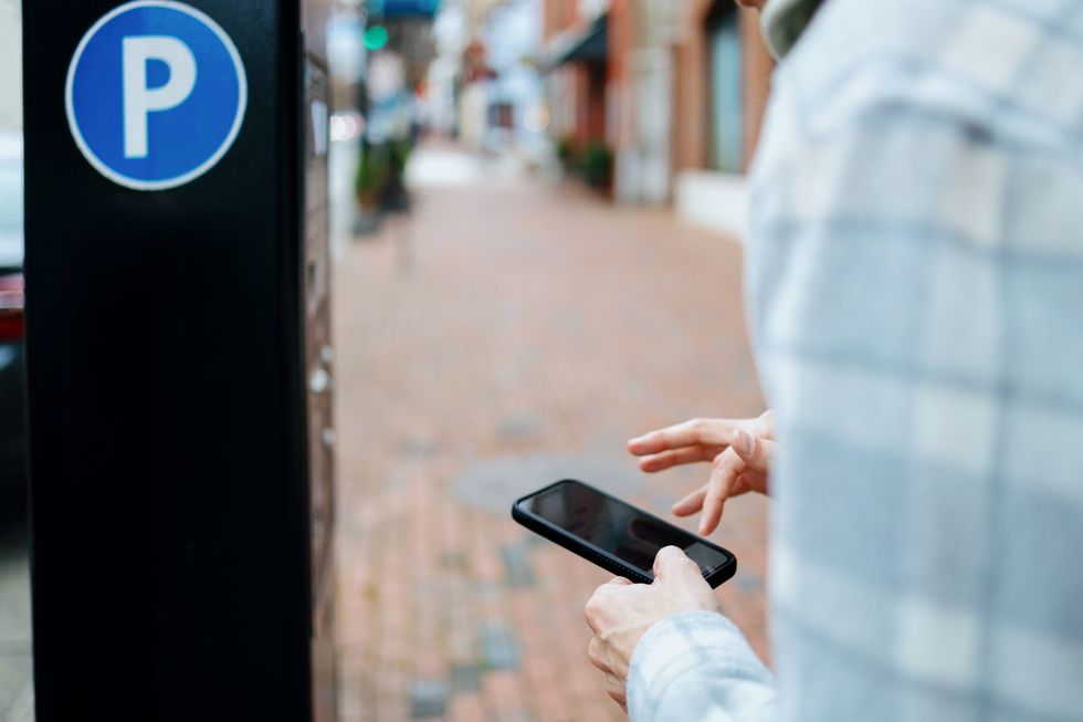 Paying for parking with a mobile phone