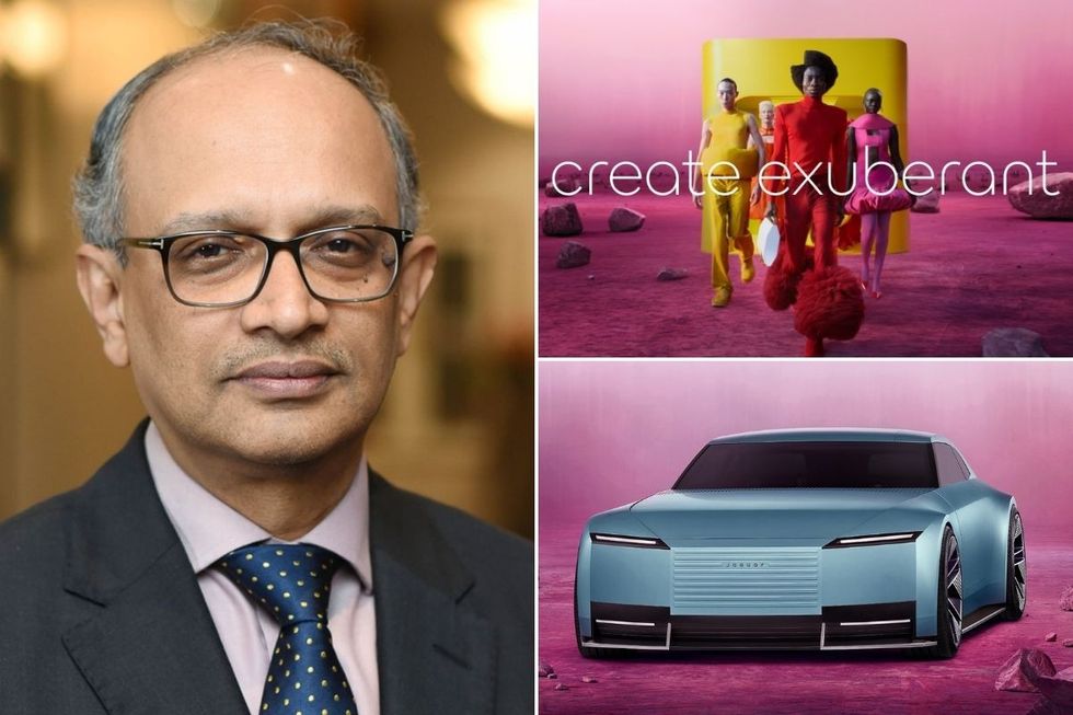 PB Balaji, Jaguar's Create Exuberance advert and the Jaguar Type 00 electric car