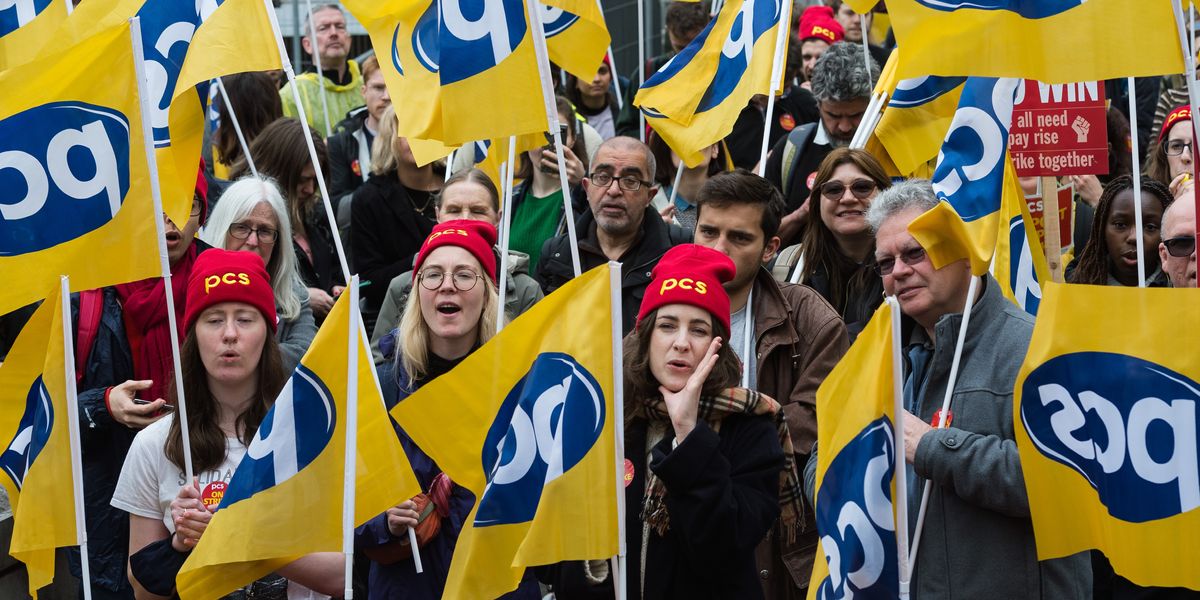 NextImg:Civil servants to strike as 'Victorian bosses' demand they work from the office three days a week
