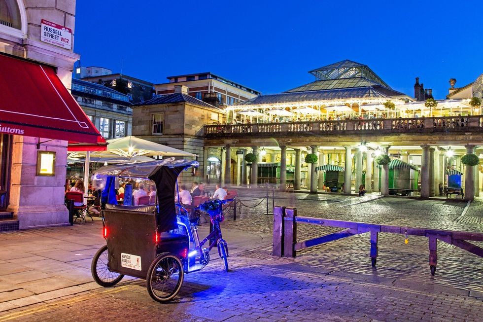 Pedicab in Covent Garden