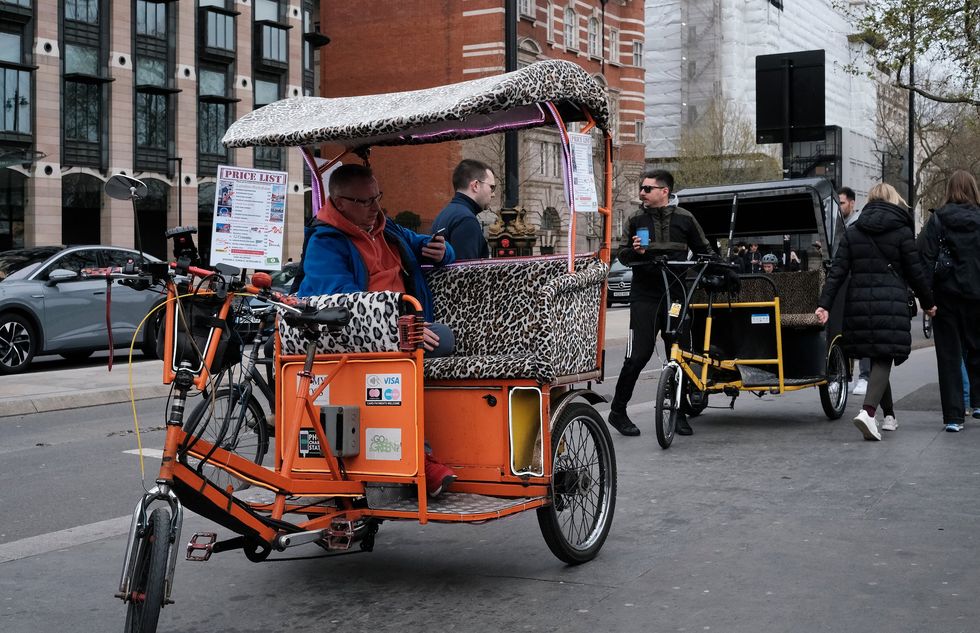 Pedicab in London