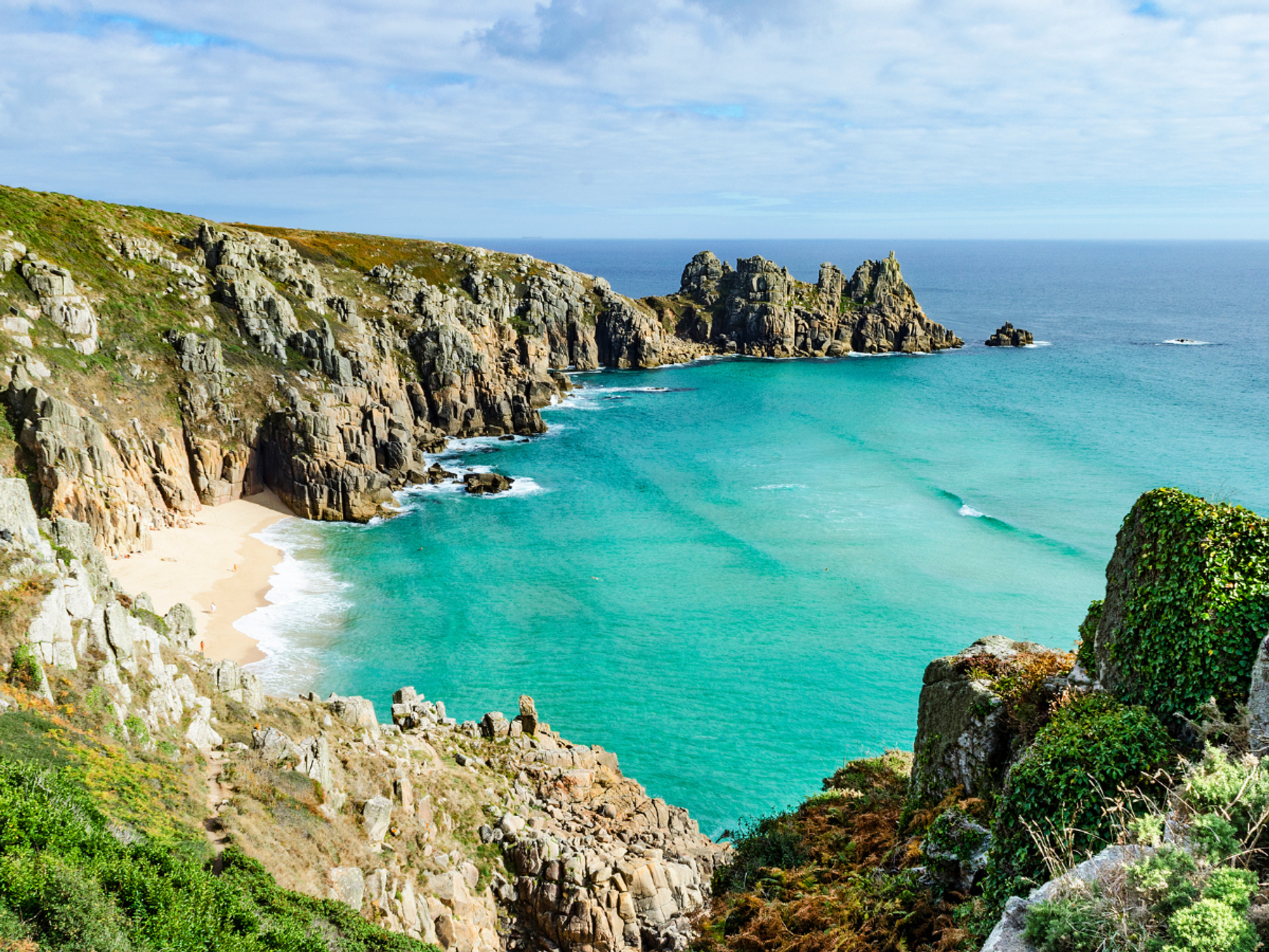 Pedn Vounder beach, Cornwall