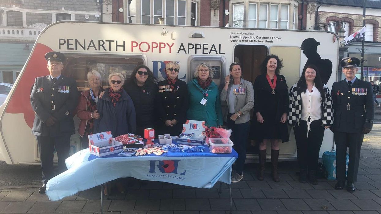 Penarth Poppy sellers