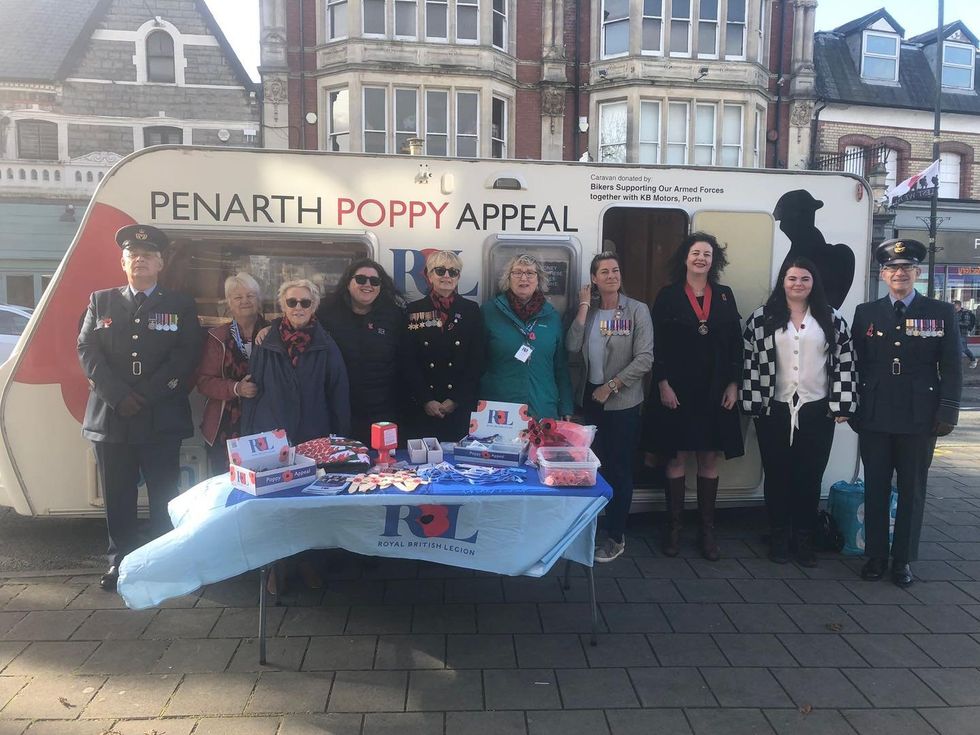Penarth Poppy sellers
