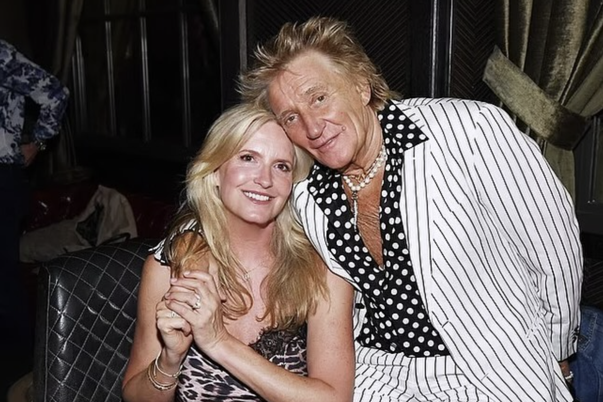 Penny Lancaster and Rod Stewart