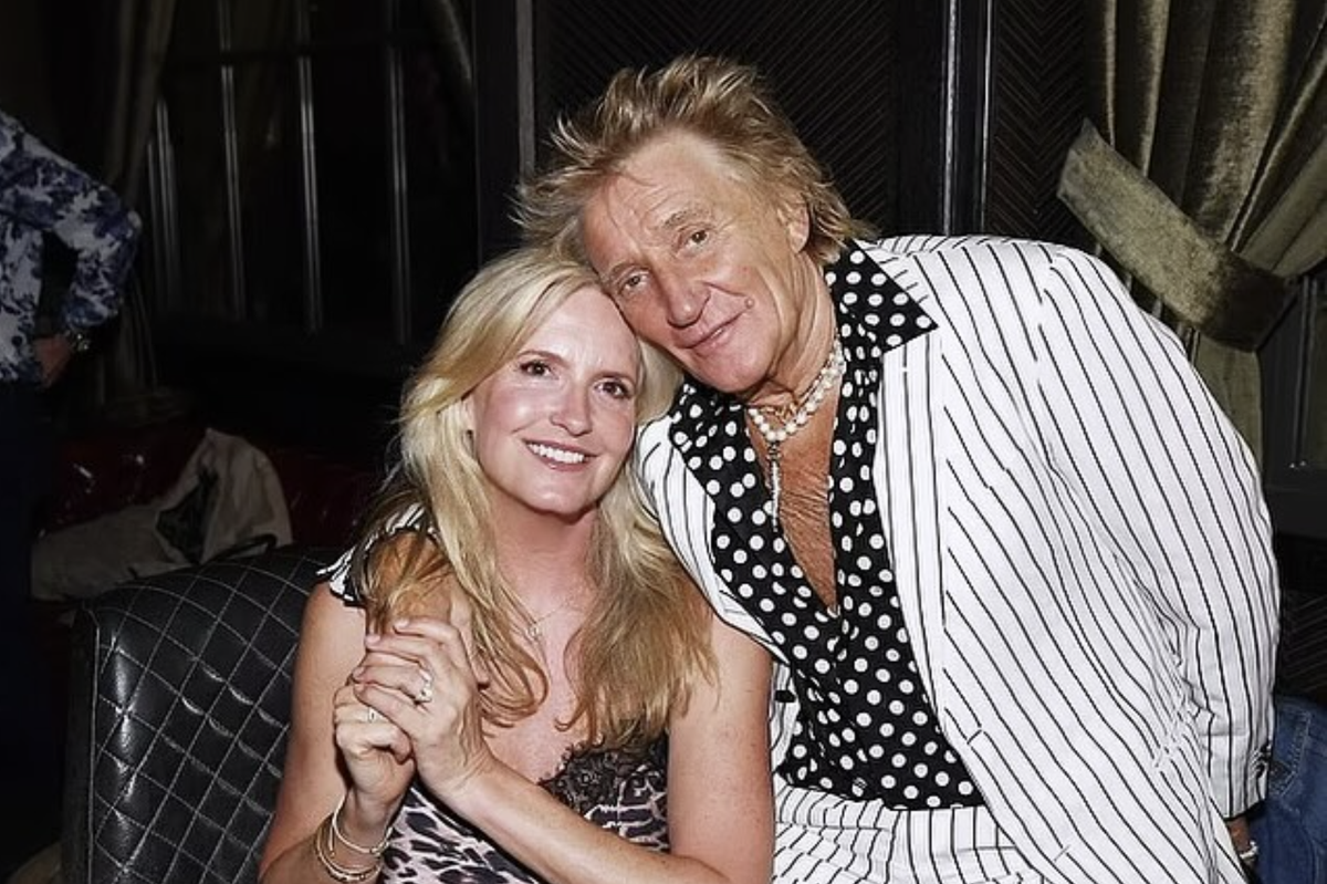 Penny Lancaster and Rod Stewart