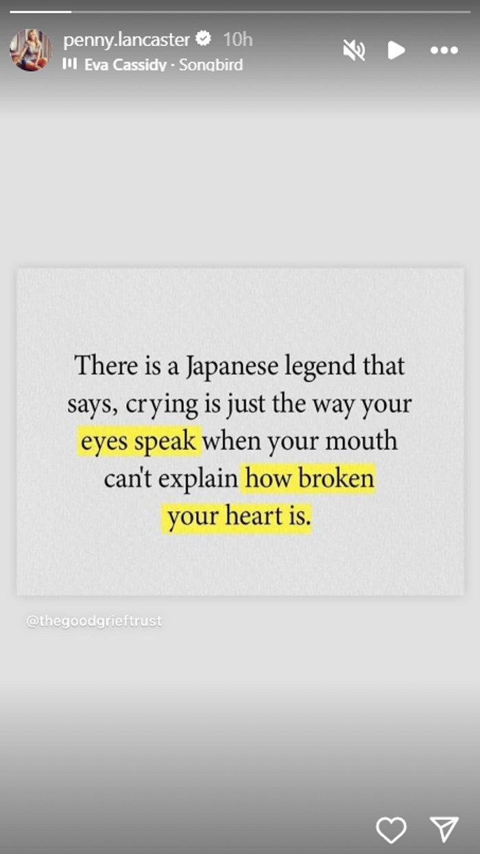 Penny Lancaster post