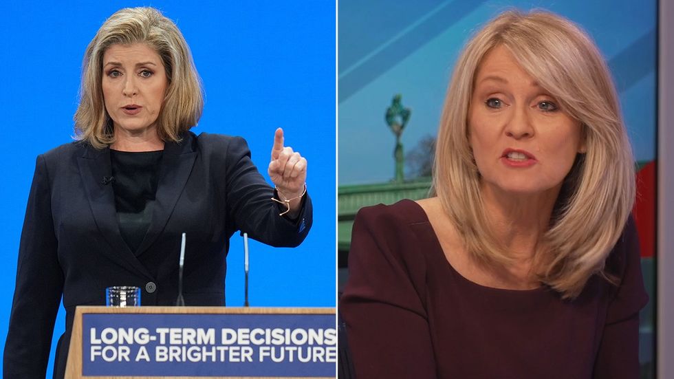 Penny Mordaunt and Esther McVey