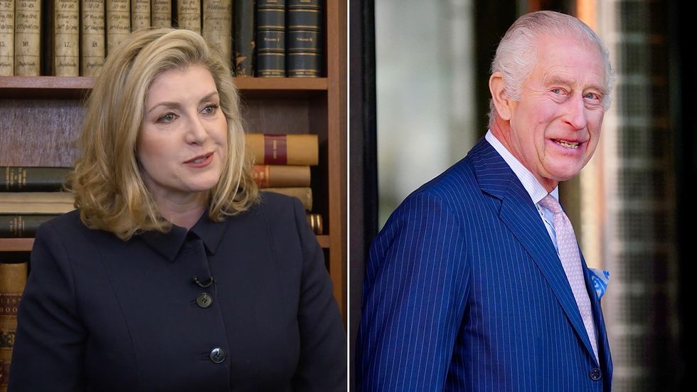 Penny Mordaunt and King Charles