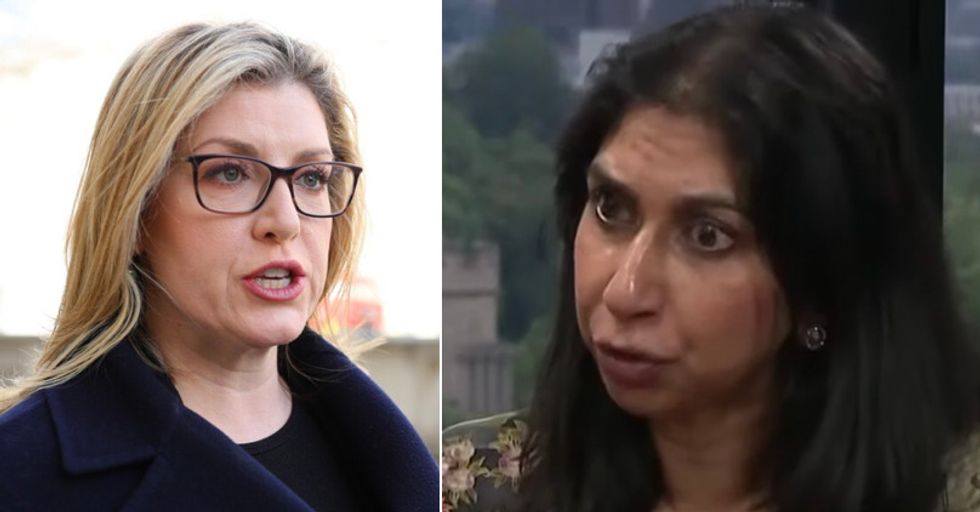 Penny Mordaunt and Suella Braverman