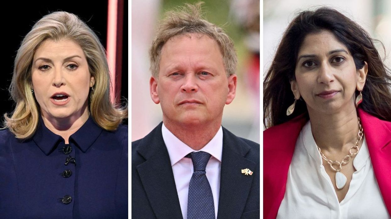 Penny Mordaunt, Grant Shapps and Suella Braverman
