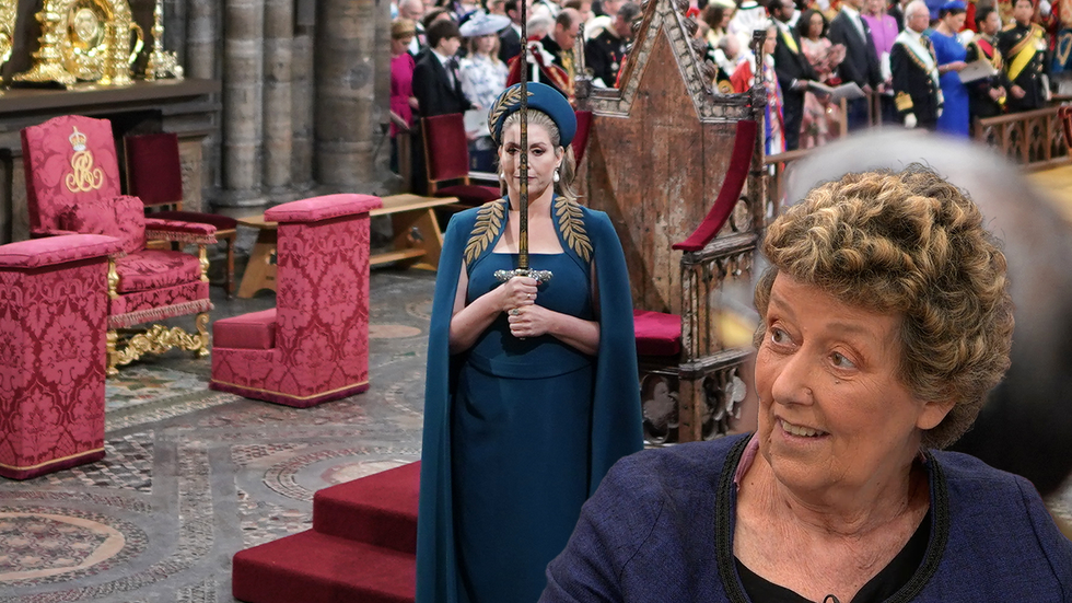 Penny Mordaunt (left) and Scarlett Mccgwire (right)