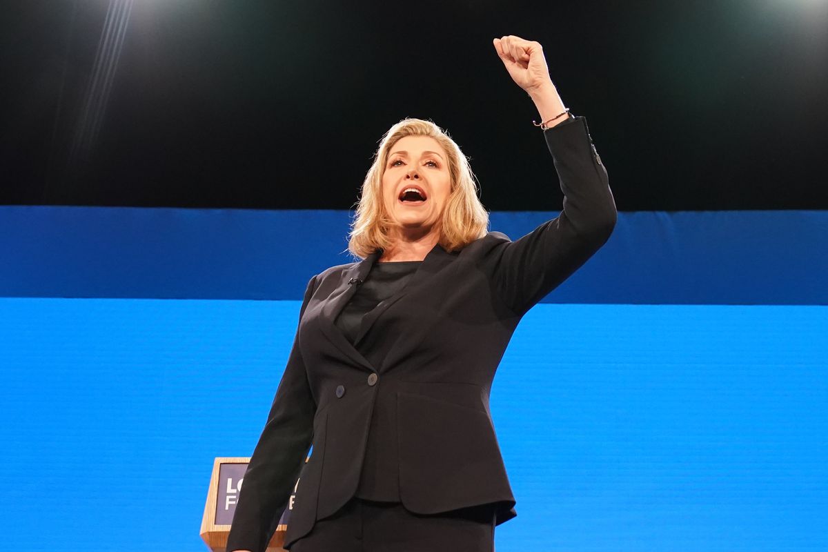 Penny Mordaunt channels Margaret Thatcher as she delivers roaring speech to Tory conference