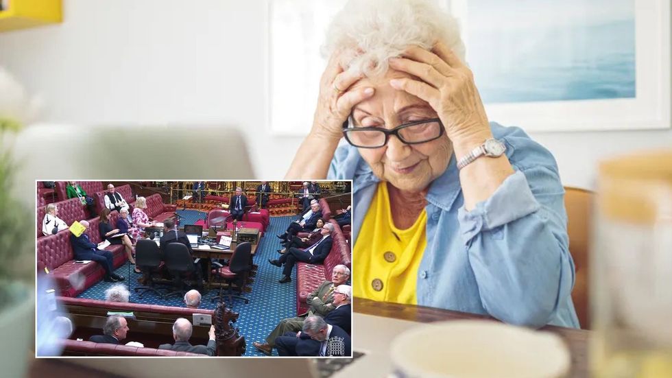 Pensioner and House of Lords