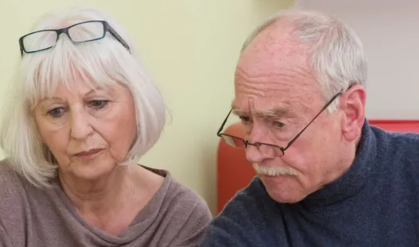 Pensioner couple and Alexander Cairns