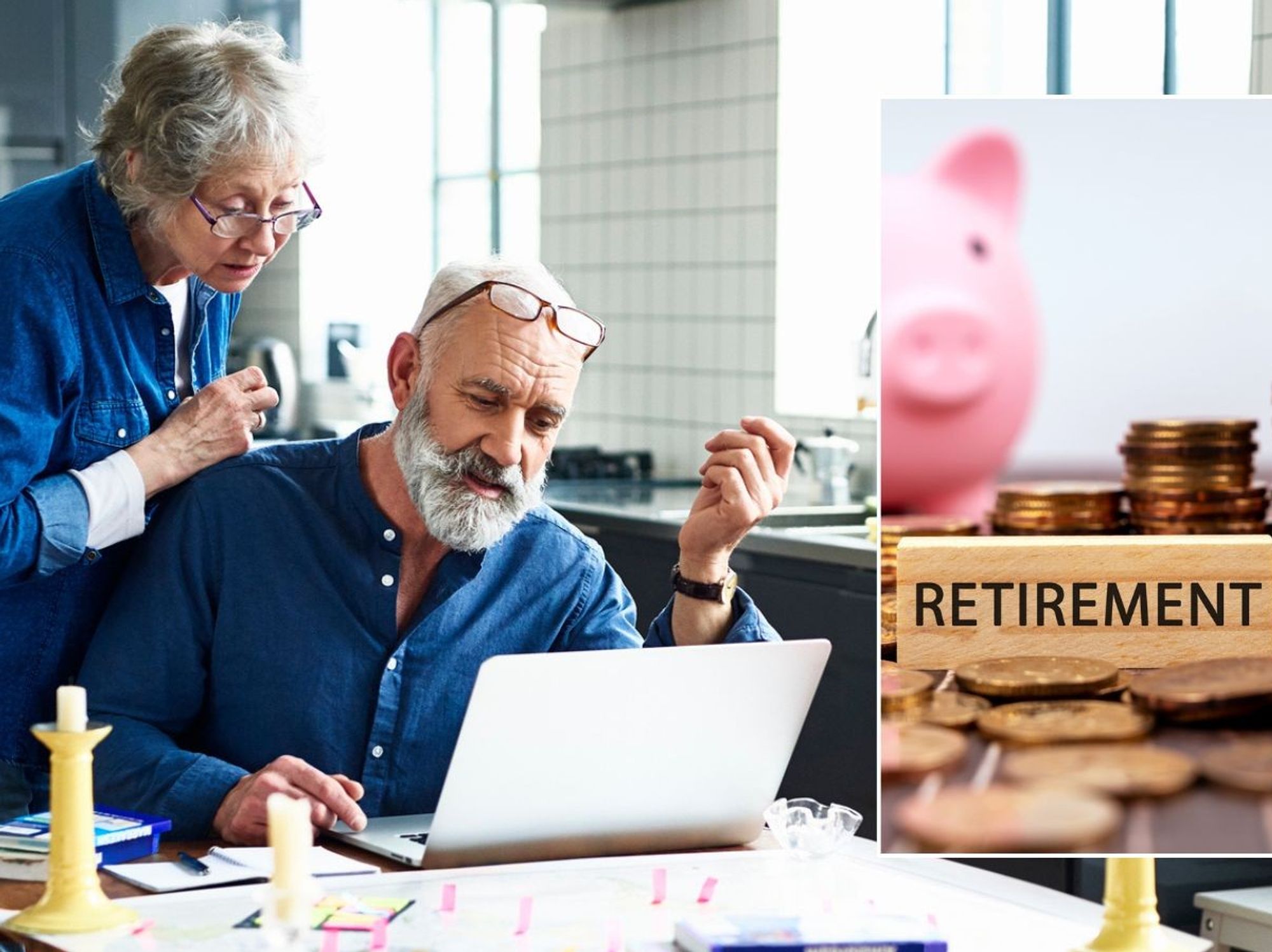 Pensioner couple and retirement savings