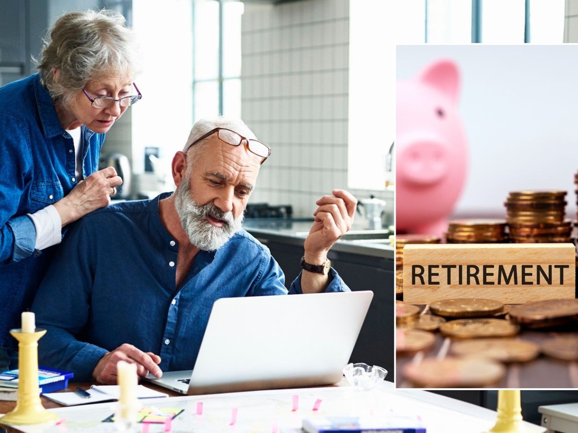 Pensioner couple and retirement savings
