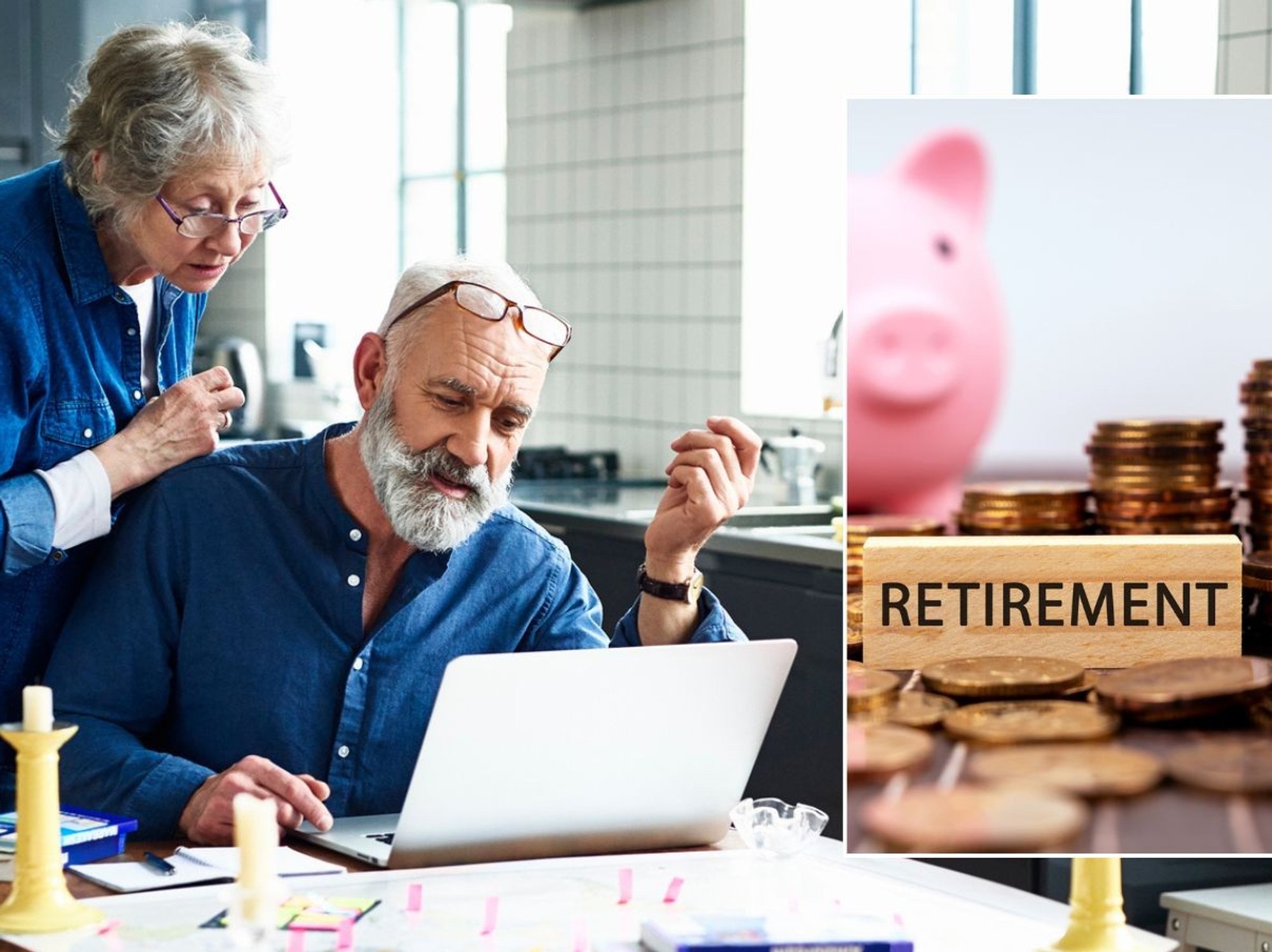 Pensioner couple and retirement savings
