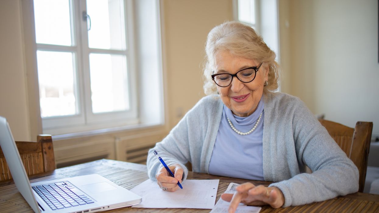 Pensioner in pictures