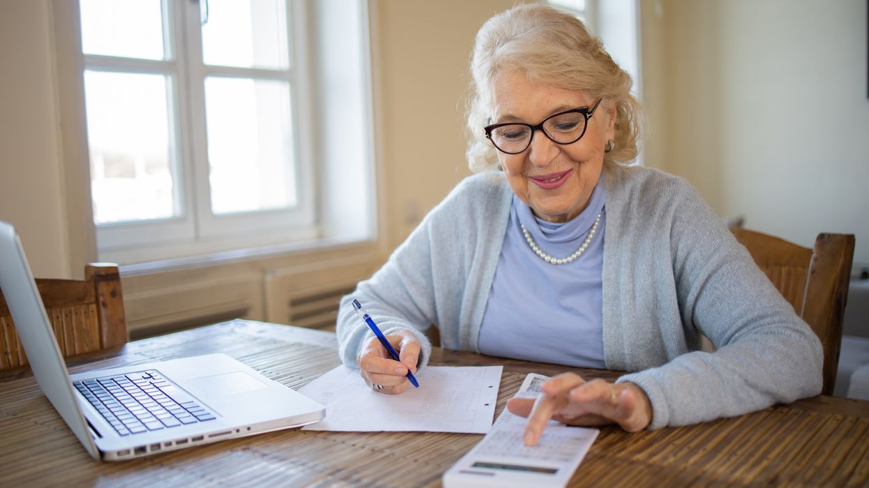 Pensioner in pictures