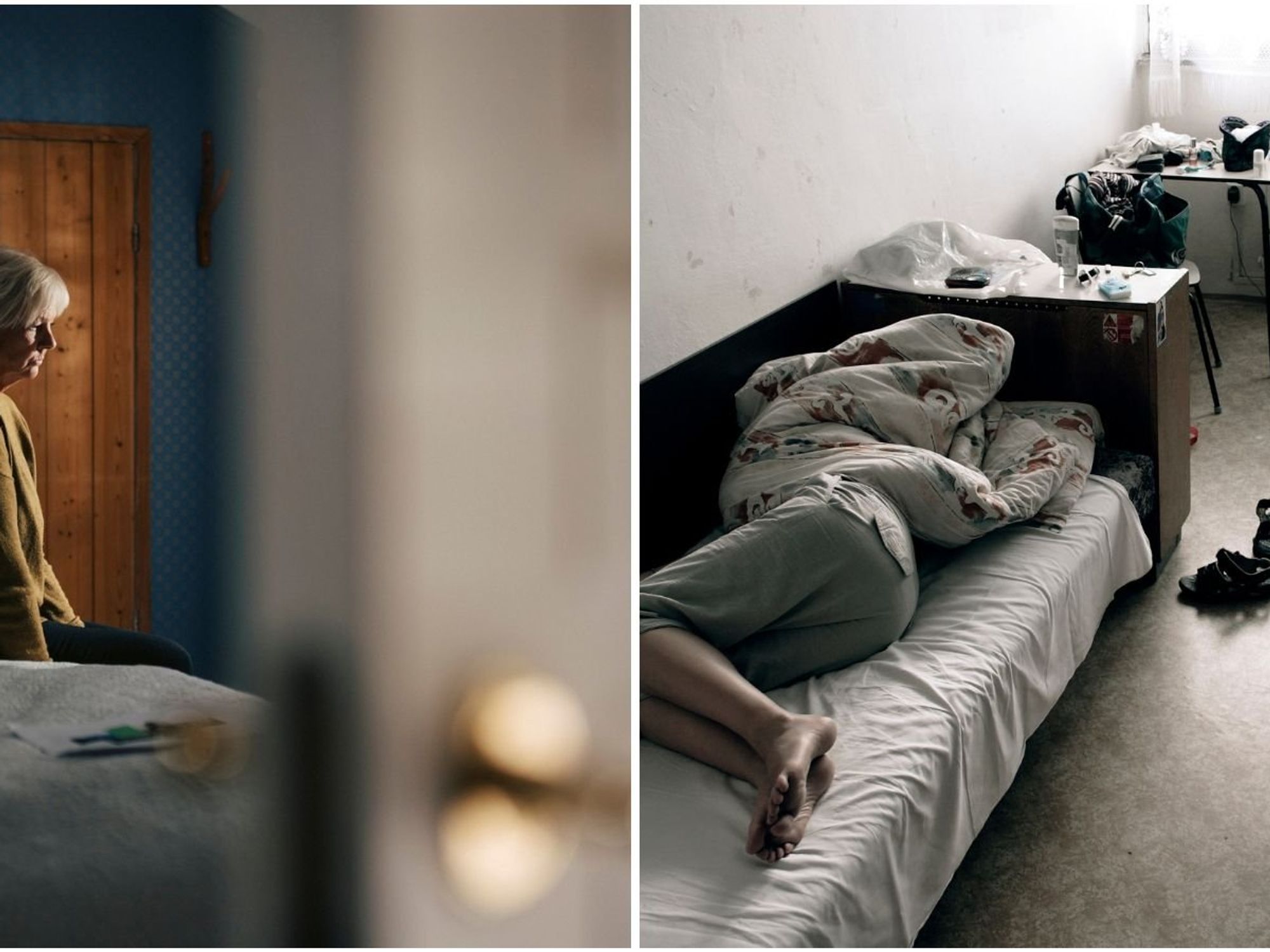 Pensioner in student accommodation