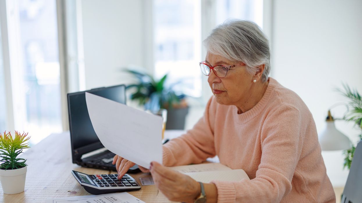 Pensioner looks at finances