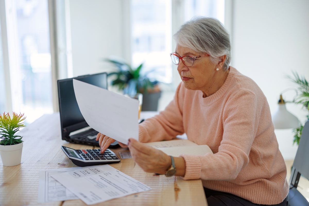 Pensioner looks at finances