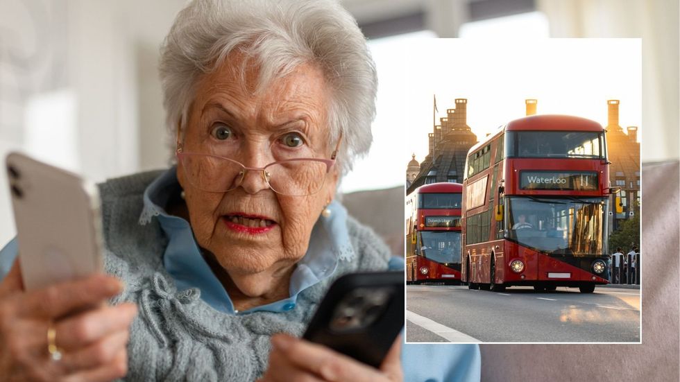 Pensioner shocked and buses