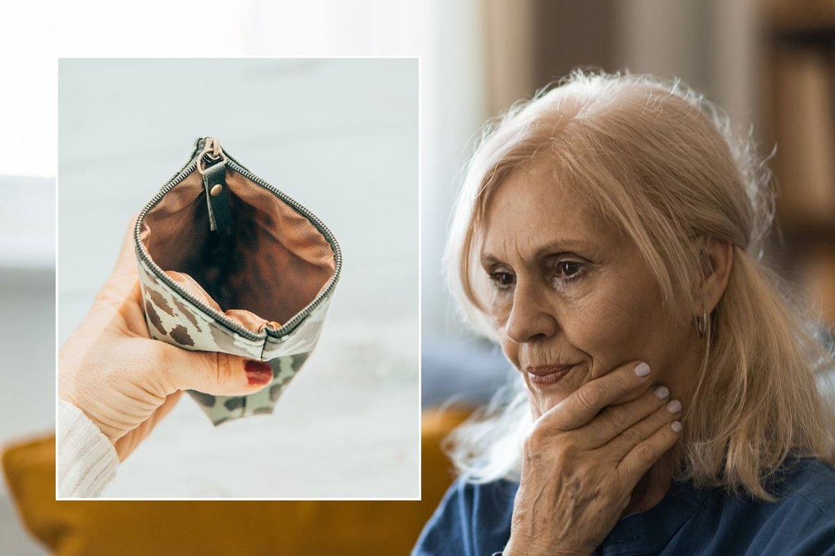 Pensioner warned and empty purse