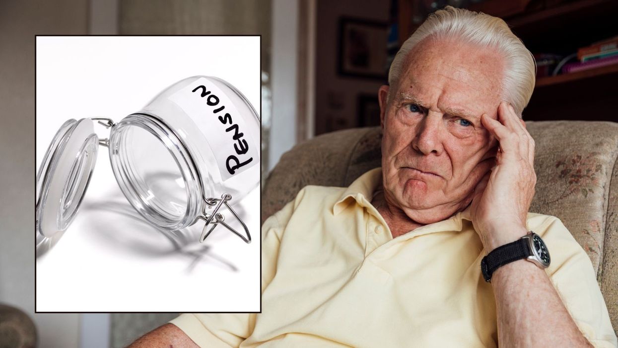 Pensioner worried and empty pension pot