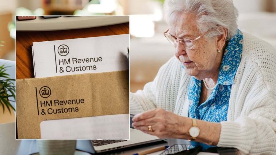 Người về hưu lo lắng và thư của HMRC
