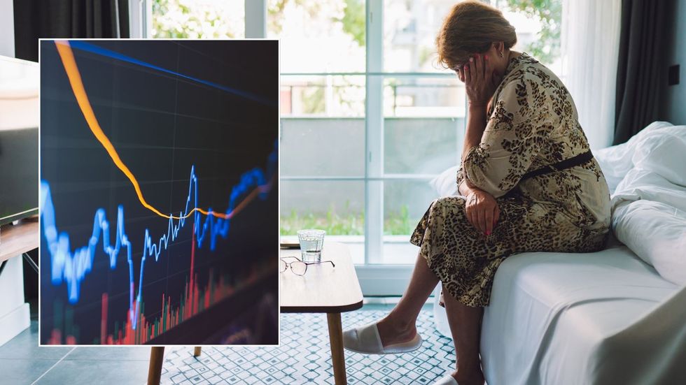 Pensioner worried and market drop