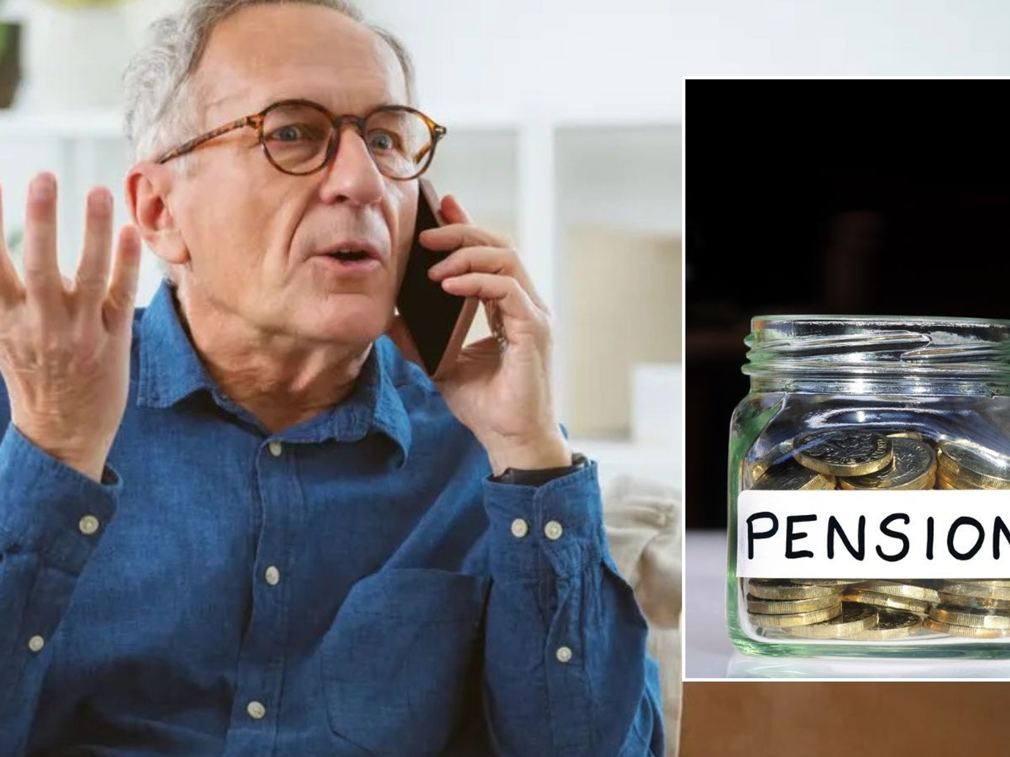 Pensioner worried and pension pot