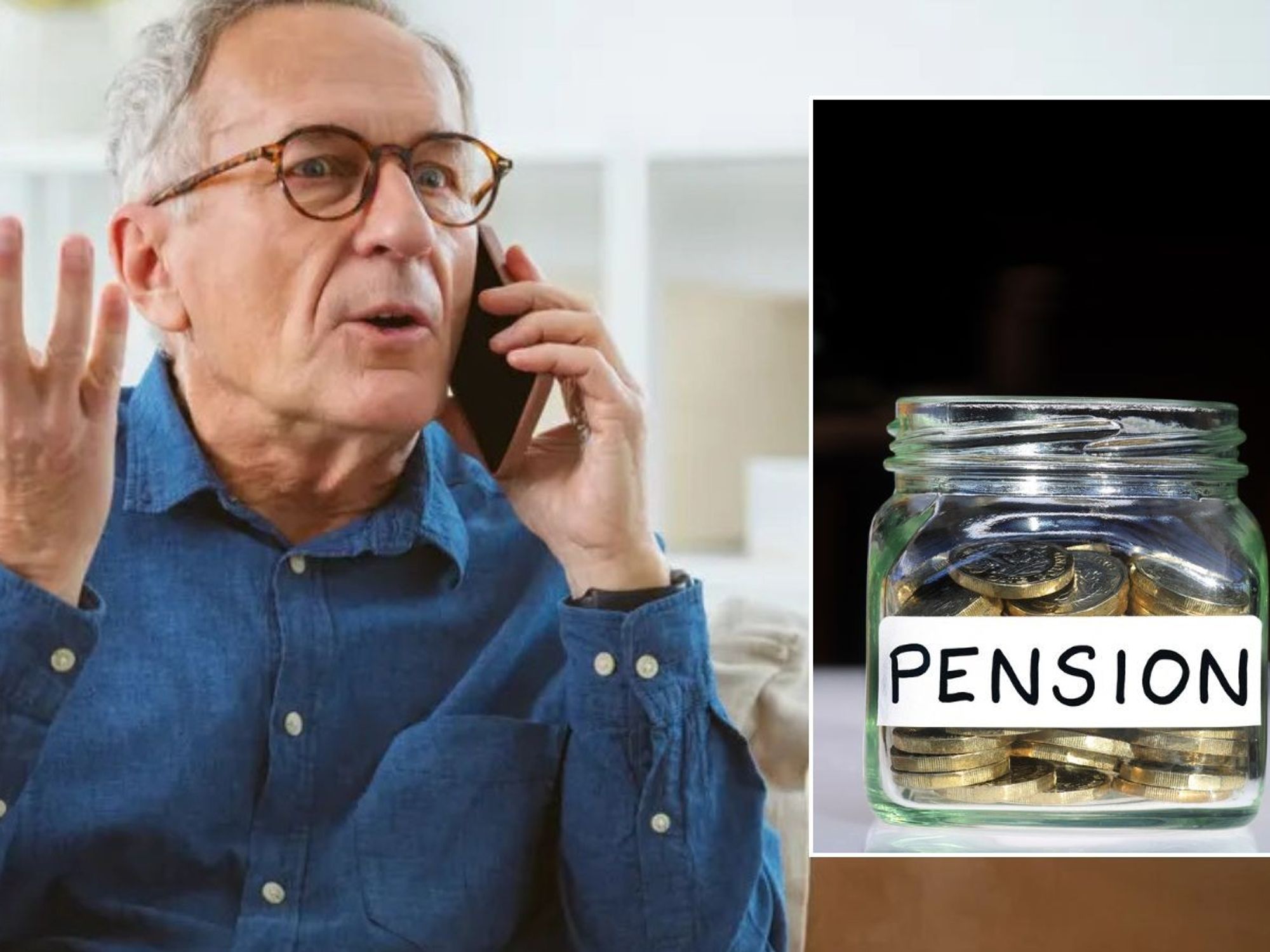 Pensioner worried and pension pot