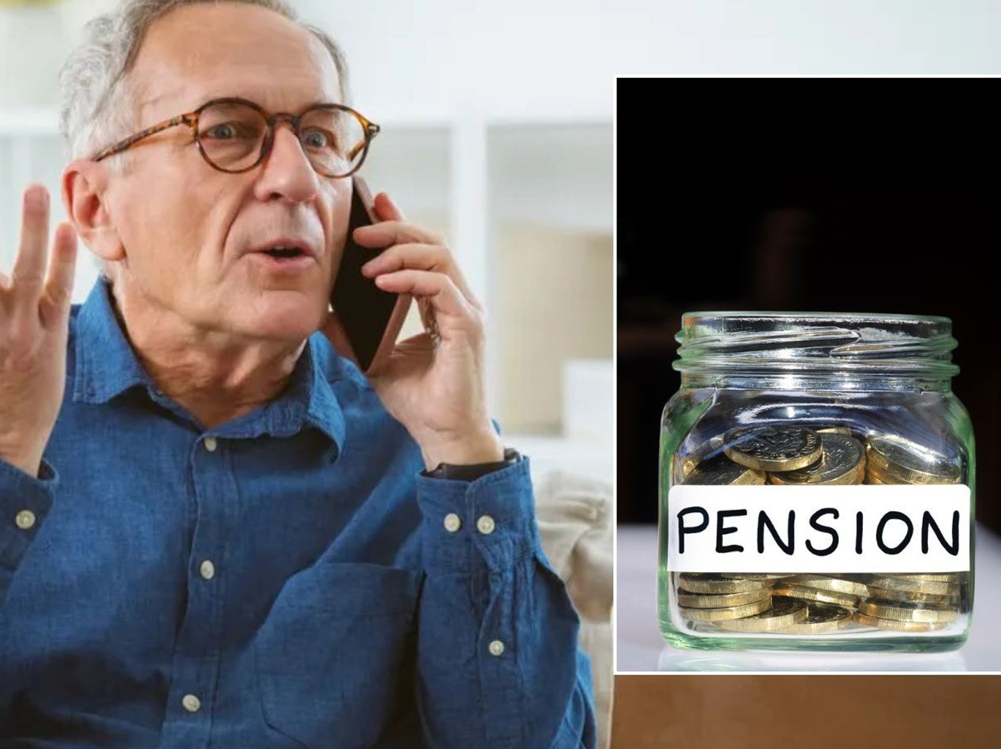 Pensioner worried and pension pot