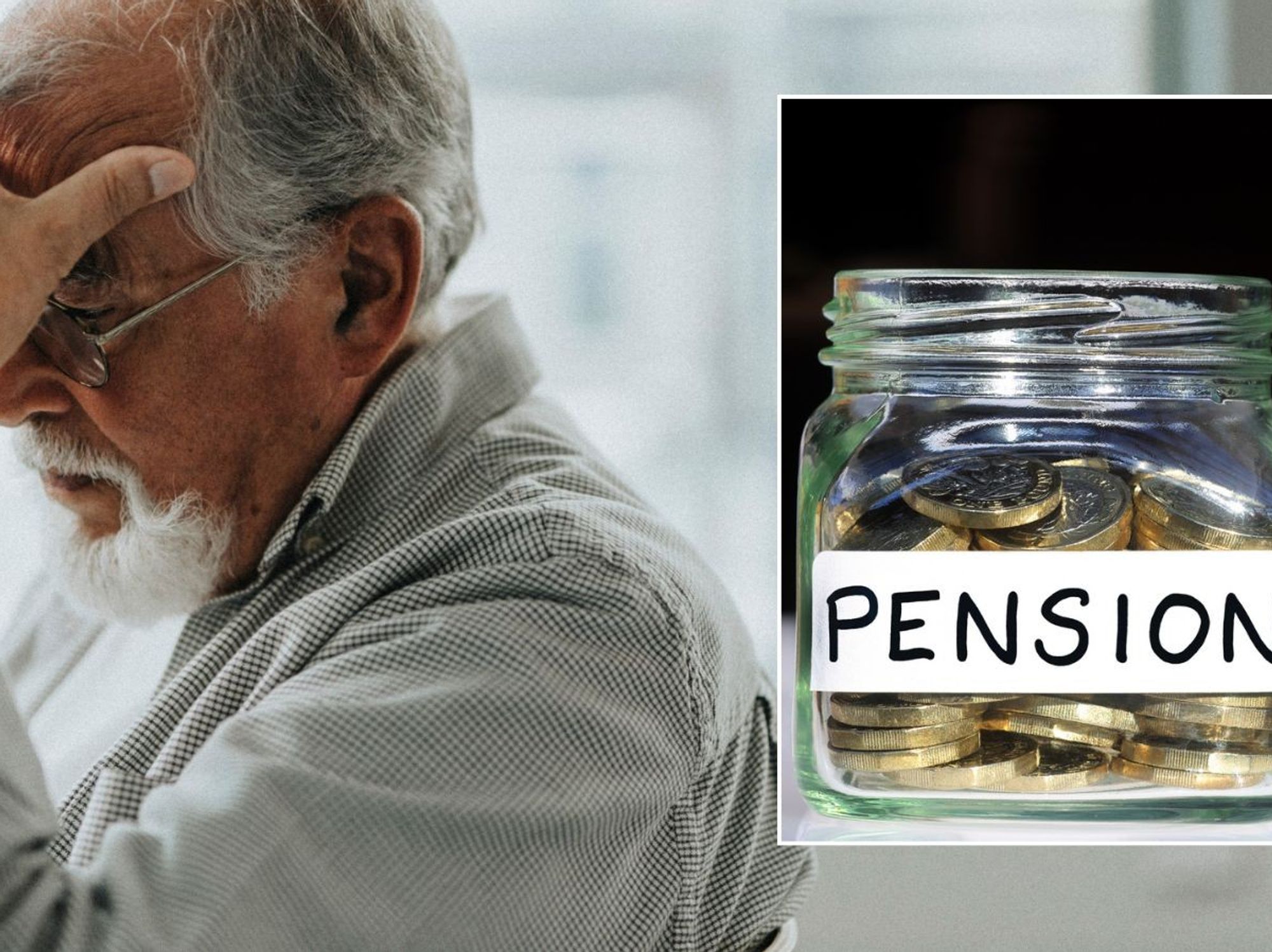 Pensioner worried and pension pot