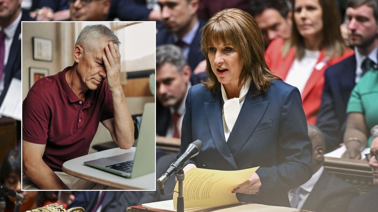 Pensioner worried and Rachel Reeves in the House of Commons