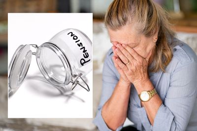 Pensioner worry and empty pension pot