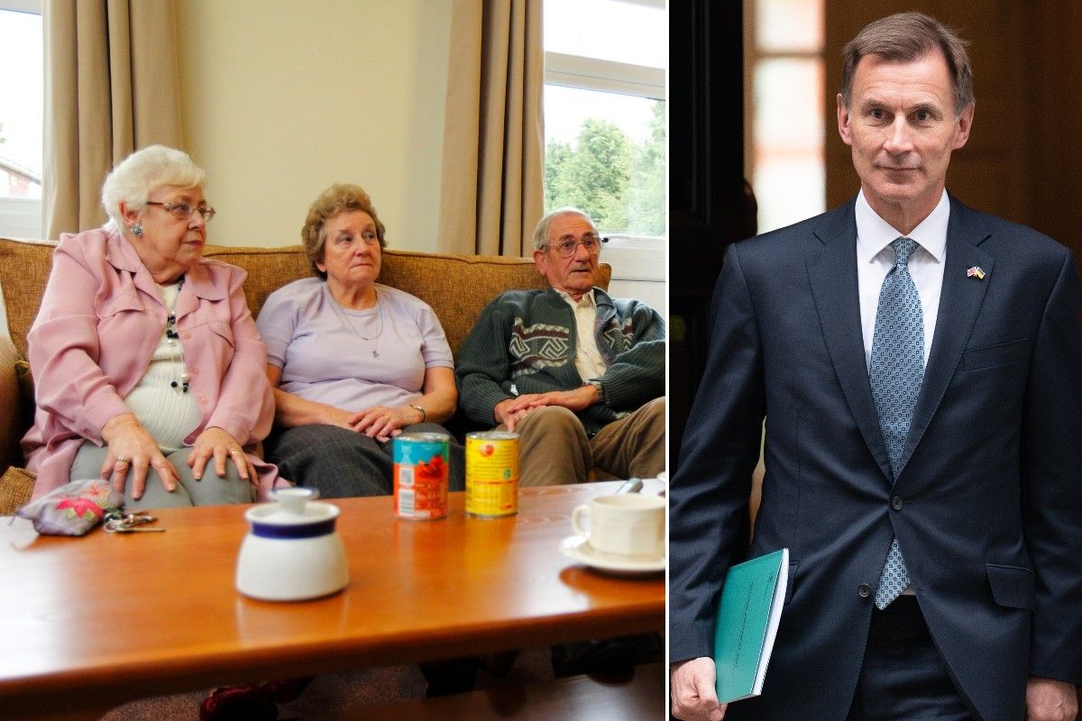 Pensioners and Jeremy Hunt