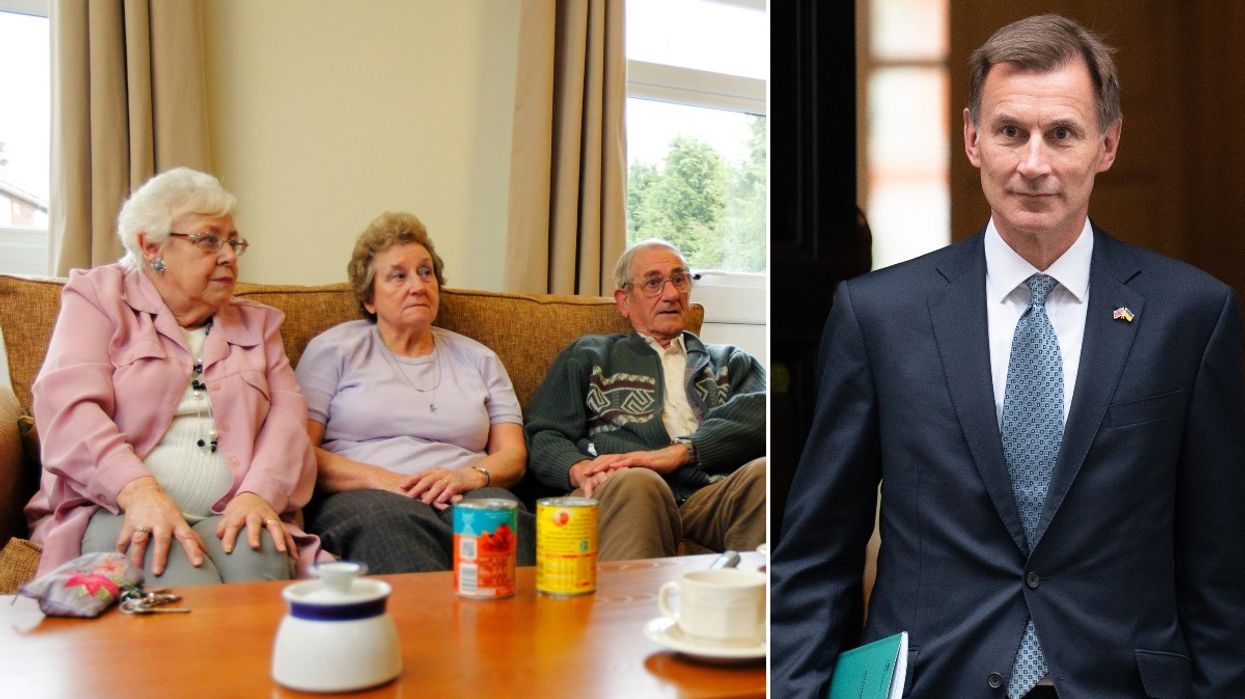 Pensioners and Jeremy Hunt